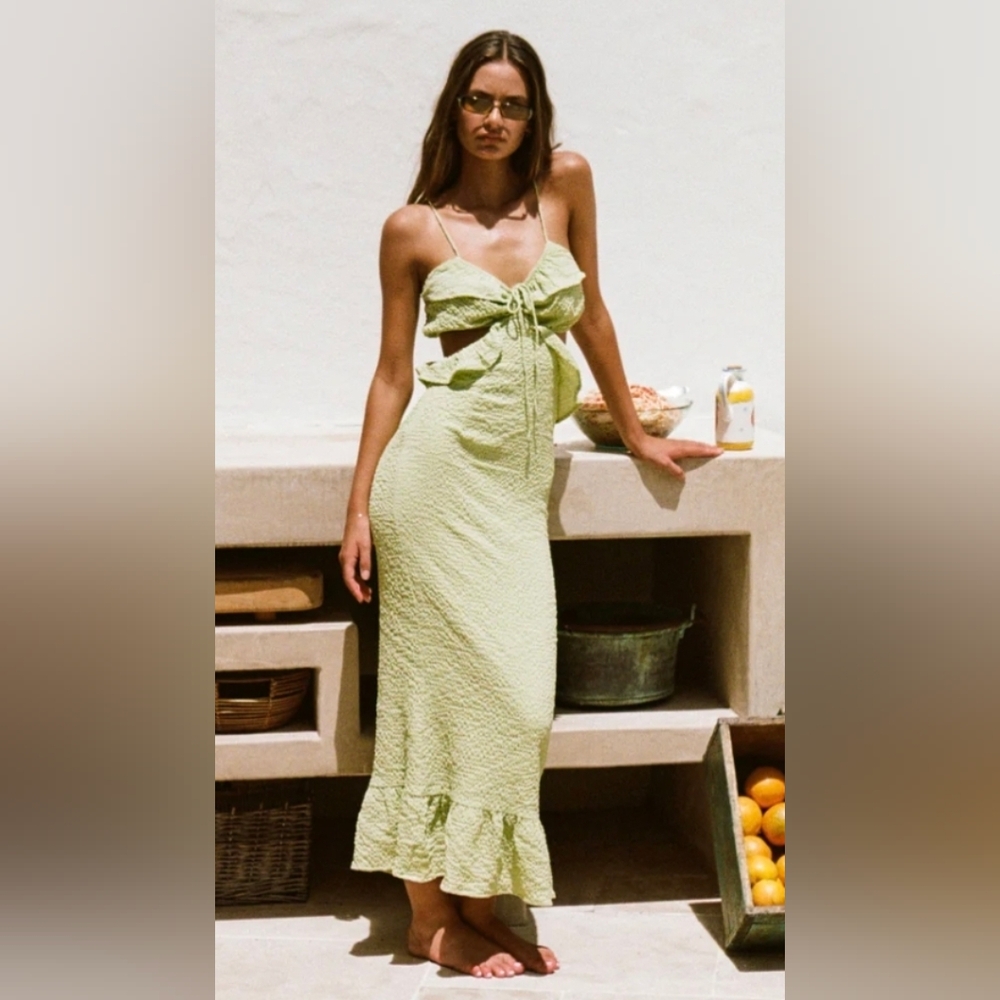 Sabo Junelle Dress, Size Small, Green